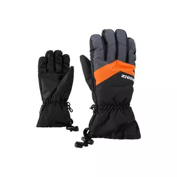 Детские лыжные перчатки Ziener, цвет dark grey/fig purple