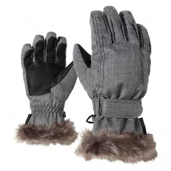 Детские лыжные перчатки Ziener, серый