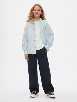 Детские мешковатые джинсы Gap, синий
