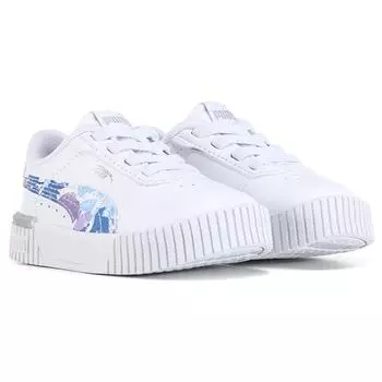 Детские модные кроссовки Carina 2.0 для малышей Puma, белый