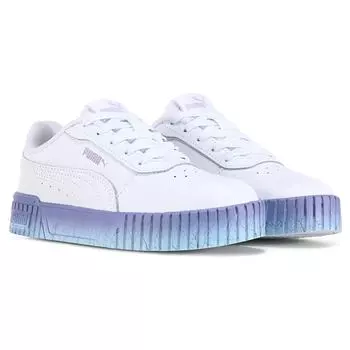 Детские низкие кеды Carina 2.0 Little Kid Puma, белый