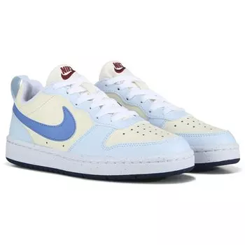 Детские низкие кеды Court Borough Recraft Big Kid Nike, белый