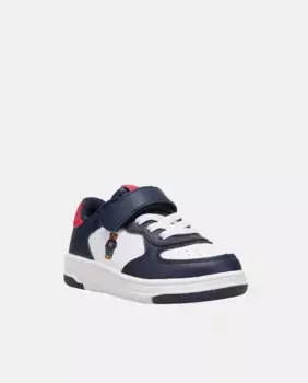 Детские низкие кеды Master Court в форме корзины с логотипом Polo Ralph Lauren, мультиколор