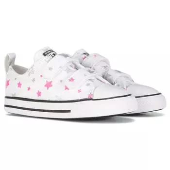 Детские низкие кроссовки Chuck Taylor All Star 2V для малышей/малышей Converse, белый