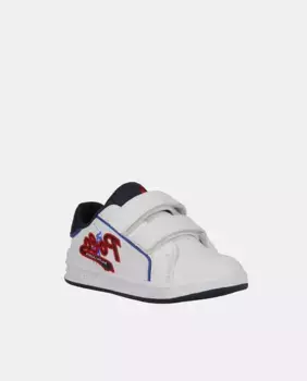 Детские низкие кроссовки Heritage Court в форме шлема с логотипом Polo Ralph Lauren, белый