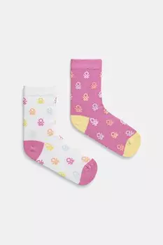 Детские носки, 2 пары United Colors Of Benetton, розовый
