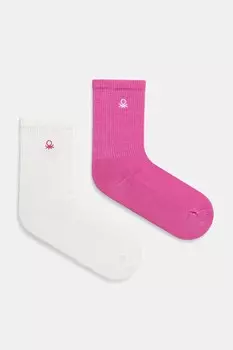 Детские носки, 2 пары United Colors Of Benetton, розовый