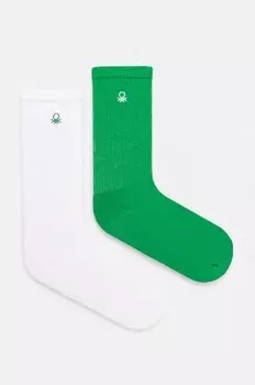 Детские носки 2 шт. United Colors of Benetton, зеленый
