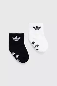 Детские носки 2 упаковки adidas Originals, черный