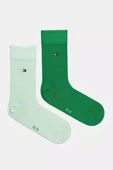 Детские носки, 2 упаковки Tommy Hilfiger, зеленый