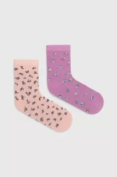 Детские носки 2 упаковки United Colors of Benetton, розовый