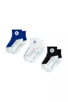 Детские носки, 3 пары Converse, белый
