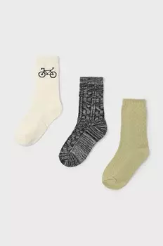 Детские носки 3 шт. Mayoral, бежевый