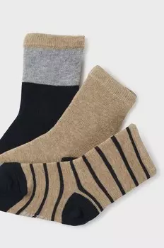 Детские носки 3 шт. Mayoral, бежевый