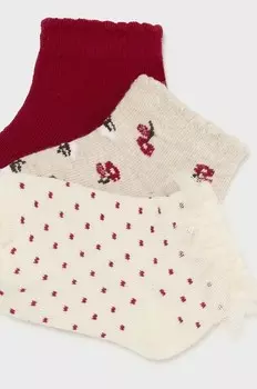 Детские носки 3 шт. Mayoral, красный