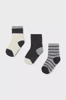 Детские носки 3 шт. Mayoral, серый