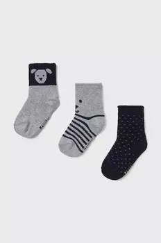 Детские носки 3 шт. Mayoral, серый