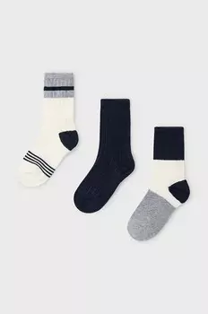 Детские носки 3 шт. Mayoral, темно-синий