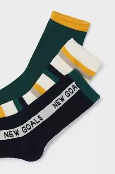 Детские носки 3 шт. Mayoral, зеленый