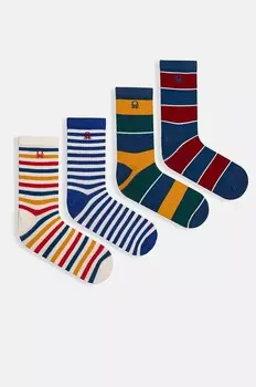 Детские носки 4 шт. United Colors of Benetton, мультиколор