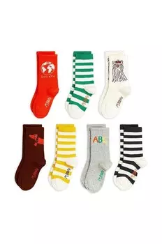Детские носки 7 шт. Mini Rodini, мультиколор