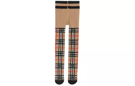 Детские носки Burberry, цвет Brown