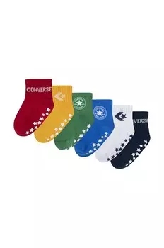 Детские носки Converse 6 шт, красный