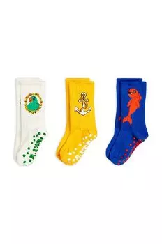 Детские носки Дельфин 3 шт. Mini Rodini, мультиколор