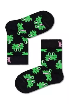 Детские носки Happy Socks с лягушкой, черный