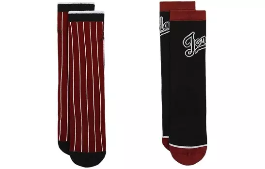 Детские носки Jordan, цвет 2 pairs (Dune Red/Black)