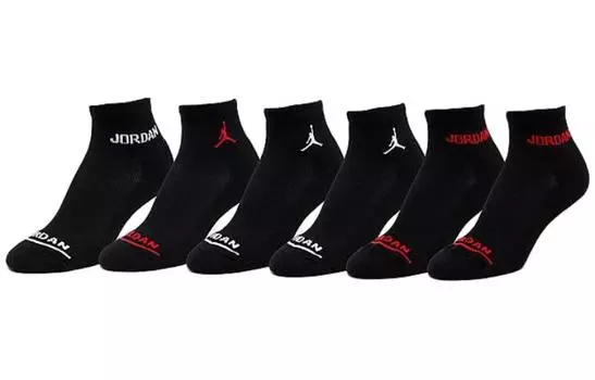 Детские носки Jordan, цвет 6PCS (Black)