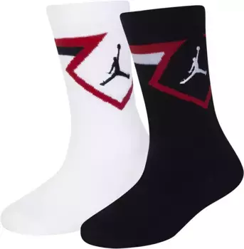 Детские носки Jordan Diamond Crew — 2 шт, черный