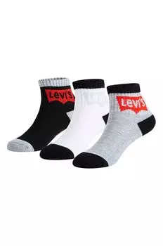 Детские носки Levi's (3 шт.), черный