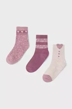 Детские носки Mayoral 3 шт, розовый