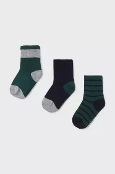 Детские носки Mayoral 3 шт, зеленый