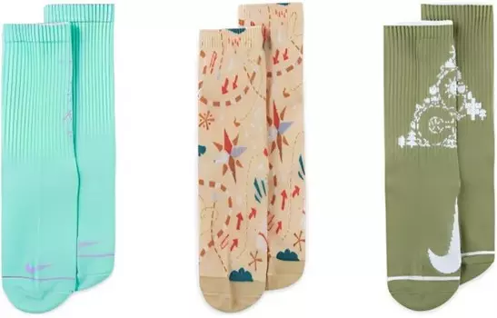Детские носки Nike, цвет 3 Pack (Mixed Color)