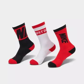 Детские носки Nike Everyday Cushioned Crew (3 шт.), черный