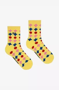 Детские носки с блестками Bobo Choses, желтый