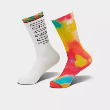 Детские носки с круглым вырезом Jordan Flight Remix (2 шт.), многоцветный