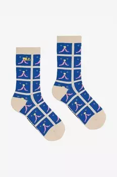 Детские носки с забавным лицом Bobo Choses, темно-синий