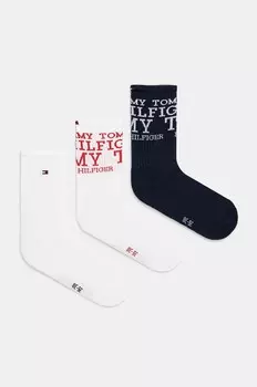 Детские носки Tommy Hilfiger, 3 пары, темно-синий