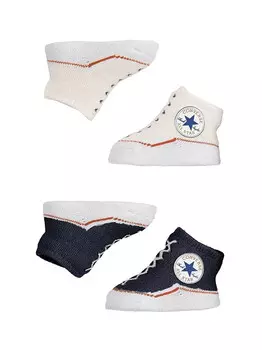 Детские носки унисекс бежевого/синего цвета Converse