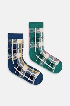 Детские носки United Colors of Benetton, 2 шт, темно-синий