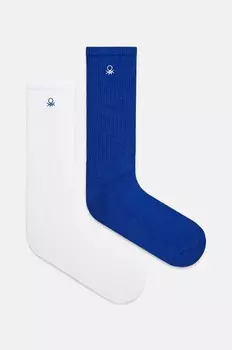 Детские носки United Colors of Benetton, 2 шт, синий