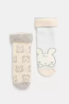 Детские носки United Colors of Benetton, 2 шт, бежевый