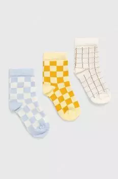 Детские носки United Colors of Benetton, 3 пары, желтый