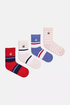 Детские носки United Colors of Benetton, 4 шт, мультиколор
