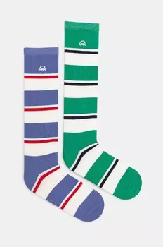 Детские носки United Colors of Benetton, зеленый