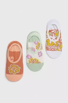 Детские носки Vans PSYCHEDELIC FLORAL CANO SUN BAKED, 2 пары, оранжевый