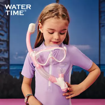Детские очки для дайвинга WATERTIME/Shuichuan для мальчиков и девочек, подводное плавание с маской и трубкой «Три сокровища», молодежное снаряжение, очки для дайвинга, набор для сноркелинга